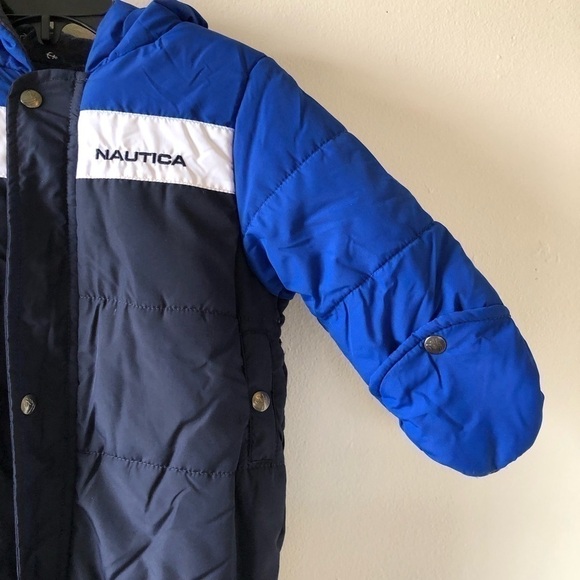 Náutica Blue Baby Snowsuit Jumpsuit 3-6 M - Picture 6 of 11